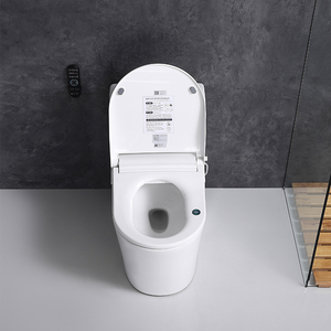 Asiento de Inodoro Redondo en Forma de V con Calefacción, Tacto Suave, Secador de Aire Caliente, Agua a Temperatura Ambiente, Ajustable, Digital, Automático e Inteligente - Product Image 5