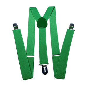 สายเอี๊ยมดึงกางเกงแบบยืดสีทึบแบบลำลองสำหรับผู้ใหญ่ - Product Image 3