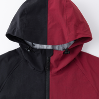 Maßgefertigte Nylon-Taslan-Jacke mit Wasserreaktivität, Wasserdicht, Vollständig Versiegelte Nähte, Outdoor-Hydrochromic-Jacke