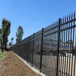 Toptan özel demir çit toptan özelleştirilmiş ferforje E çelik çit ferforje çinko çelik çit
