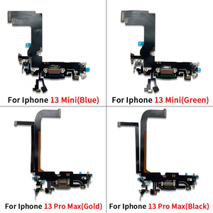 Remplacement original pour iPhone 13 Mini Dock USB Bouton d'alimentation Interrupteur On/Flex Cable Metal Plate Mobile Phone Dock Connector - Product Image 3