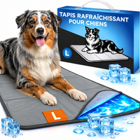 Tapis rafraîchissant pour animaux de compagnie, nouvelle version, non toxique, auto-refroidissant, personnalisable en gros, pour chiens de toutes tailles
