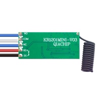 Télécommande universelle sans fil à succès, interrupteur 1 canal, récepteur relais RF, contrôleur de lumière LED, kit DIY DC 3.7V 5V 12V 24V 433.92MHz
