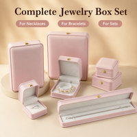 Hochwertige Schmuck-Geschenkbox aus Handgefertigtem Leder, Reise-Schmuckbox mit Abgerundeter Kante, Ringbox mit Individuellem Logo