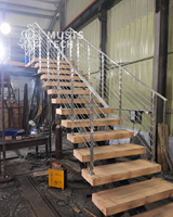Escalier sur mesure, fabrication directe d'usine, sélection de taille, couleur et matériau, ingénierie mondiale