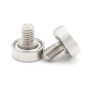 Roulements à billes à gorge profonde en acier inoxydable en gros M6 S696ZZ-C1L8M6 Filetage externe non standard avec joints 2RS Déport C3 - Product Image 3