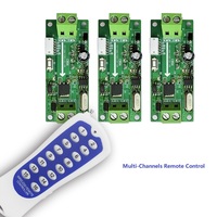 Interrupteurs à distance sans fil RF DC3.7-15V, relais temporisé, 433MHZ, module de contrôle à distance intelligent pour l'éclairage, fabricant
