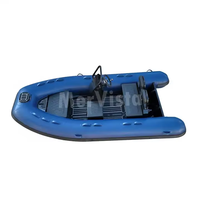 Bateau pneumatique CE 12 pieds (3,6 m) en Hypalon avec coque en V profond en aluminium, type Gommoni Tender Dinghy
