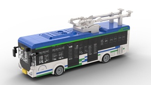 Modelo de Autobús Personalizado MOC en Ladrillos, Diseñado para Eventos, Exposiciones y Proyectos de Imagen de Marca - Product Image 2