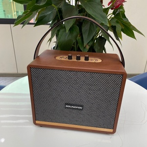 <span class=keywords><strong>Enceinte</strong></span> sans fil Bluetooth en bois, son rétro classique, boîte à musique stéréo, son surround, super basses, caisson de basses, radio FM auxiliaire pour ordinateur PC - Product Image 2