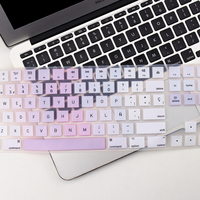 Funda de Silicona Multilingüe para Teclado Apple iMac Magic Keyboard con Teclado Numérico A1843 US Español Inglés, Directo de Fábrica