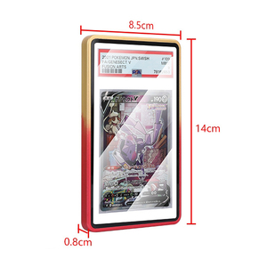 Protecteur de cartes graduées en aluminium Vitrine de dalles de cartes graduées magnétiques - Product Image 2