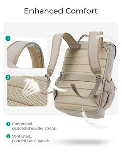 Mochila Versátil con Múltiples Bolsillos, Diseño Compatible con TSA, Tela Ligera Resistente al Agua para la Universidad, Oficina y Viajes - Product Image 5