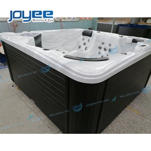 JOYEE-bañera de <span class=keywords><strong>hidromasaje</strong></span> moderna para exteriores, bañera de <span class=keywords><strong>hidromasaje</strong></span> inflable con 6 asientos - Product Image 1