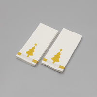 Serviettes en papier personnalisées avec logo imprimé, serviettes en papier Airlaid, serviettes de déjeuner, serviettes de bar, serviettes de fête