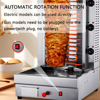 Nouvelle machine à Shawarma en acier inoxydable gril à 4 brûleurs pour machine à Shawarma de poulet à gaz de restaurant