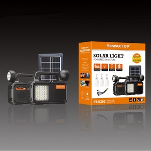 Lámpara Solar de Camping Sunmax Top ST-5303, Lámpara LED Recargable de Emergencia, Linterna Portátil para Exteriores - Product Image 4