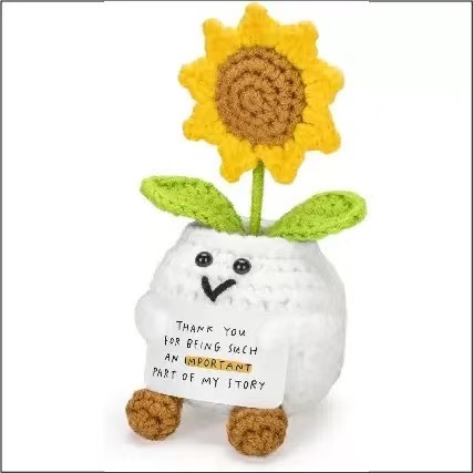 Sunflower Potted Plant with Stand
