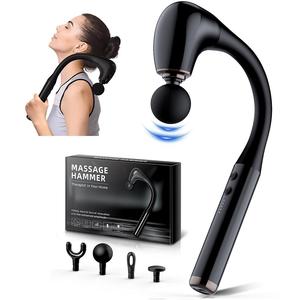 Nuevos masajeadores eléctricos de espalda mejorados, pistola de masaje con mango de extensión mejorado, pistola de masaje de 10 mm para tejido profundo del cuerpo - Product Image 1