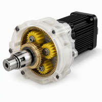 Reductor de Engranajes de Ángulo Recto de 24V CC con Autobloqueo y Alto Torque, Engranaje de Nylon para Unidad de Accionamiento de Articulación Robótica