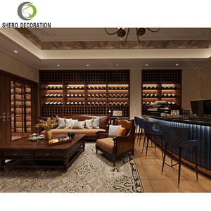 Diseño de Sala de Cigarros Personalizada, Mueble de Exhibición de Lujo para Sala de Cigarros, Vitrina de Madera de Múltiples Niveles - Product Image 4