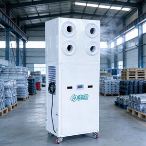 Climatisation évaporative industrielle 7HP, grand réservoir d'<span class=keywords><strong>eau</strong></span>, ventilateur de refroidissement, système de ventilation d'atelier, économie d'énergie - Product Image 1