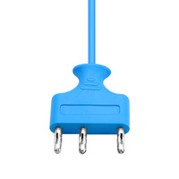 Câble de diathermie réutilisable, crayon électrochirurgical 3 broches, cordon ESU haute fréquence compatible avec stylo de cautérisation chirurgical monopolaire