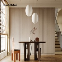 Nuevo Panel de Pared Impermeable Moderno con Textura de Madera Natural, Diseño 3D, Panel de Pared Insonorizante para Decoración de Interiores de Casa y Villa