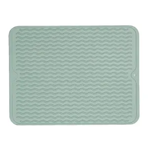 动态耐热绝缘台面保护垫防滑硅胶餐垫厨房洗碗垫