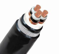Cable de Energía de Media Tensión 11kV 15kV 36kV Grado XLPE Aislado con Alambre de Acero Armado SWA