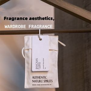 กระเป๋าผ้าฝ้ายน้ำมันหอมระเหยแบบกำหนดเองตู้เสื้อผ้ารีไซเคิลได้สำหรับเสื้อผ้าและรองเท้ามีกระดุมกระเป๋าเสื้อผ้า - Product Image 3