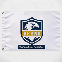 Drapeau personnalisé avec logo, impression personnalisée, bannières publicitaires en polyester 3x5 pieds pour capot de voiture, plage, sports, événements nationaux