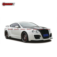Kit de Carrocería de Fibra de Vidrio Estilo AS para Bentley Continental GT 2004-2012, Parachoques Delantero, Faldones Laterales, Puntas de Escape, Parachoques Trasero