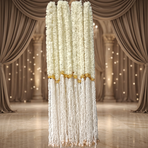 Luxury Jasmine <b>Wall</b> Hanging Ceiling Decor Wedding Event Party Festival Stage Backdrop <b>Flower</b> Decoration Export Quality - Product Image 3