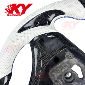 Volante Deportivo Personalizado de Fibra de Carbono con Diseño de Panal de Abeja para BMW E90 E91 E92 E93 E87 M3 Serie 3 320i 325i 328i 330i 335i - Product Image 2