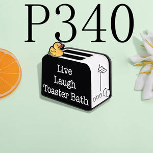 Broches de Metal Esmaltados con Diseño de Pato, Tostadora y Baño, Divertidos, para Decoración, Regalo para Amigos - Product Image 6