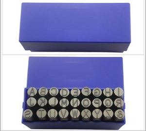 Kit de Sellos para Joyería de 3-10 mm, Código Numérico en Inglés, Cabezal de Acero sin Estampar, Molde de Caracteres de Acero con Puntos de Bajo Estrés - Product Image 2
