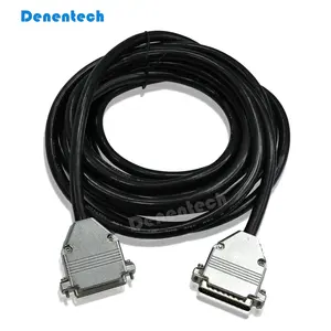 Denentech Factory supply high current Triple Row Male And Female 44Pin D-SUB Connector Power Cable