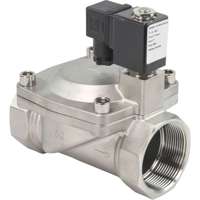 Vanne Solénoïde DNOVA Acier Inoxydable AISI 304/1.4301 FKM DN10-50 10bar 24V NC