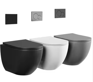 <span class=keywords><strong>Inodoro</strong></span> bidé de una pieza de cerámica colgante de pared moderno al por mayor para Baño de hotel con <span class=keywords><strong>inodoro</strong></span> montado en la pared - Product Image 2