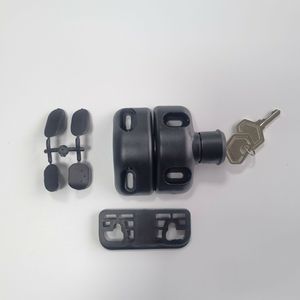 Nylon plastique PA66 piscine clôture porte serrure noir autobloquant bois porte matériel magnétique porte loquet <span class=keywords><strong>papillon</strong></span> serrure sans clé - Product Image 4