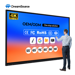 Pizarra Interactiva Inteligente de 55, 65 y 75 Pulgadas, Pantalla Táctil 4K UHD, Pizarra Digital Todo en Uno para Aulas y Reuniones - Product Image 1