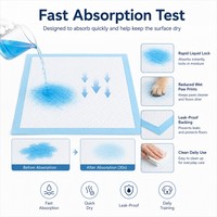 Tapis d'entraînement pour chien 6 couches écologiques, imperméables IPX7, à absorption rapide, avec noyau absorbant stable en SAP et PE, pour un nettoyage facile