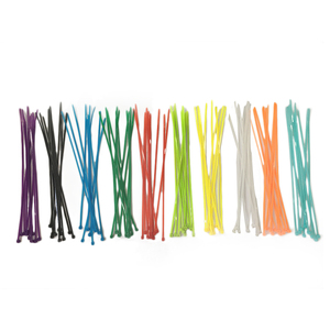 Bridas de Cable Autoblocantes de Nylon 66 Ecológicas, Tamaños Estándar, Amarillo, Negro, Rojo, Azul, Verde; 100mm 200mm 250mm, Reutilizables - Product Image 4