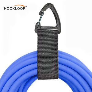 Özel Logo ve boyut Heave görev depolama sapanlar üçgen toka ile cırt cırt uzatma kablosu tutucu organizatör - Product Image 1