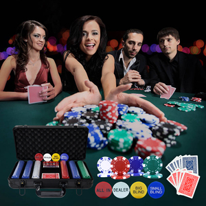Juegos <span class=keywords><strong>de</strong></span> <span class=keywords><strong>fichas</strong></span> <span class=keywords><strong>de</strong></span> PP baratos <span class=keywords><strong>de</strong></span> casino personalizados al por mayor <span class=keywords><strong>juego</strong></span> <span class=keywords><strong>de</strong></span> póquer profesional accesorios completos <span class=keywords><strong>300</strong></span> piezas <span class=keywords><strong>fichas</strong></span> <span class=keywords><strong>de</strong></span> póquer y botones <span class=keywords><strong>de</strong></span> distribuidor - Product Image 1