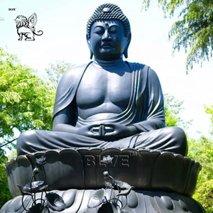 BLVE personnalisé extérieur doré géant métal cuivre bouddhisme Statues religieuses laiton Bronze grande Statue de <span class=keywords><strong>bouddha</strong></span> - Product Image 6