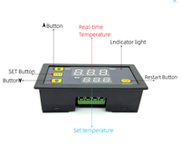 Mini régulateur de température numérique W3230 12V 24V 220V, thermostat, régulateur de chauffage et de refroidissement, thermorégulateur avec capteur
