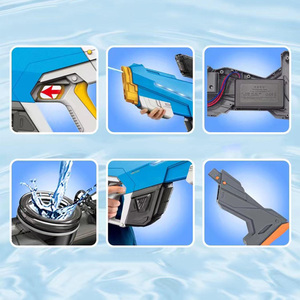 Pistola de Agua de Alta Capacidad con Batería, de Plástico ABS, con Modo Manual/Automático, Chorro de Alta Presión y Luces - Product Image 2