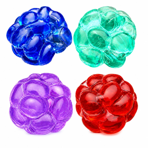 Crunchy New Crystal Gem <b>Ball</b> <b>Squeeze</b> Toys Colorful Noisy Sensory Stone Relief Toy Vacuum Sensory Squishy Novelty Gag for Autism - Product Image 1